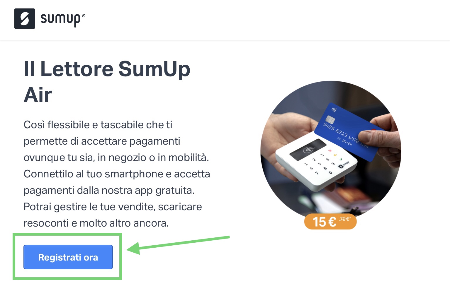 Passo1-OrdinareSumUp